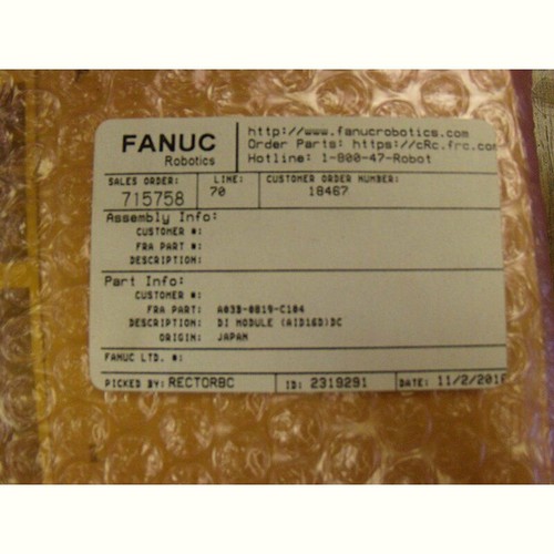 A03B-0819-C104 For FANUC New INPUT MODULE free shipping - Picture 3 of 4
