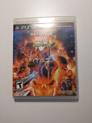 Ultimate Marvel vs. Capcom 3 (Sony PlayStation 3, 2011) Disc Case