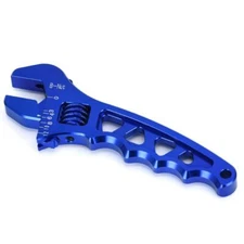 Adjustable AN Wrench Aluminum Spanner AN3-AN12 Hose Fitting Blue