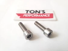 Pair of Replacement Screws for Fuel Wheels Black Center Cap CAP 1001-63-b