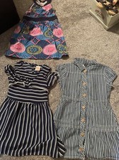 lot of 3  girls dresses Wonder Nation , Tea size 4/5 good condition Summer Dress