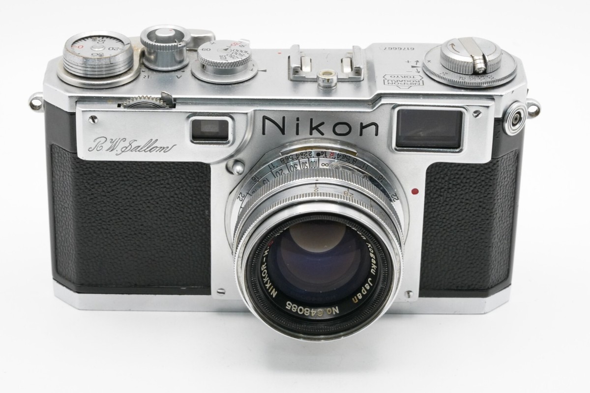 EXC+5] Nikon S2 35mm Rangefinder Film Camera H.C 50mm F2