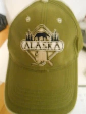 Artic Circle Enterprises Inc Baseball Hat Anchorage Alaska Green OS 