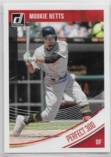 2018 Donruss #191B Mookie Betts Boston Red Sox Perfect 300