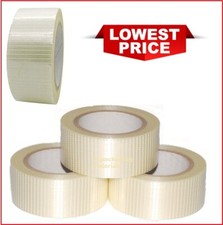 Cross Weave Extra Strong Fiberglass Reinforced Filament Security Tape75-50MMx50M