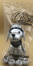 Raising Canes COUNTDOWN CANE HAPPY NEW YEAR 2023 Holiday Plush Puppy Silver NEW