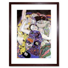 Klimt Virgin Old Master Picture Framed Wall Art Print