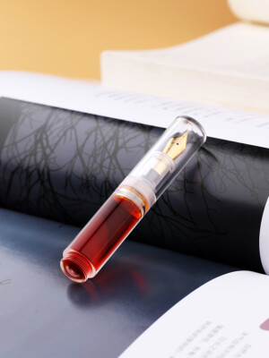 Majohn Wancai 2nd Generation Demonstration Transparent Short Pocket Fountain Pen