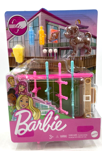 Barbie Mattel Mini-Spielset mit Haustier und Tischfußball Alter 3+ YJN001 NG