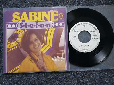 7'' Single Vinyl Sabine - S-T-E-F-A-N Stefan PROMO