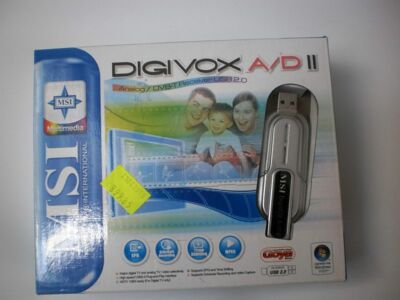 MSI DigiVox A/D II Analog/DVB-T Receiver USB 2.0