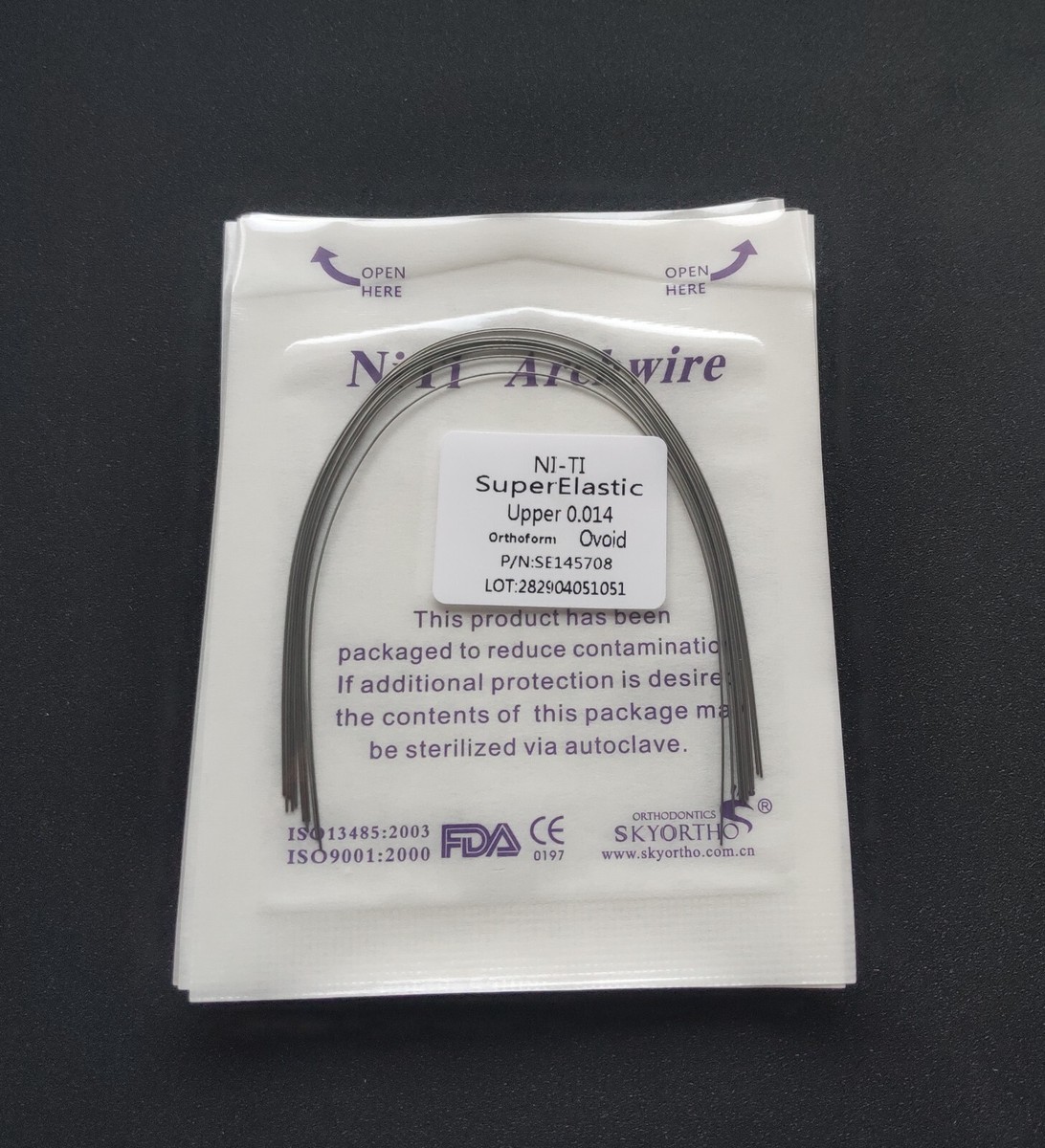 50 Packs Dental Orthodontic Super Elastic Niti Round Arch Wires Ovoid Form 500pc 50 Packs Dental Orthodontic Super Elastic Niti Round Arch Wires Ovoid Form 500pc