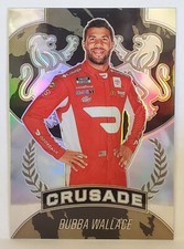 2021 Panini Chronicles Crusade Prizm Holo Silver #17 Bubba Wallace