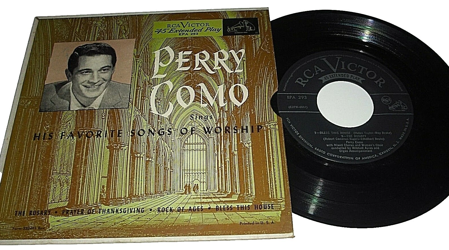 Perry Como Religious & Devotional 45 RPM Speed Vinyl Records