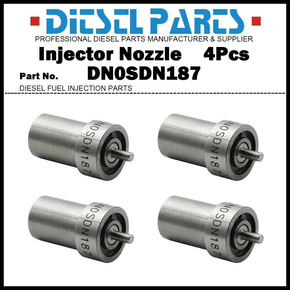 4Pcs Fuel Injector Nozzle DN0SDN187 for NISSAN LD20 LD28 SD22