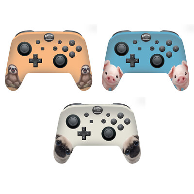 ANIMAL CLUB INTERNATIONAL FACES VINYL SKIN FOR NINTENDO SWITCH PRO CONTROLLER