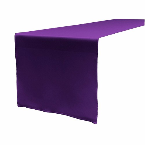 Set 2 Table Runner Polyester 13 x 108 inch By Broward Linens (Variety Of Colors) - Picture 5 of 49