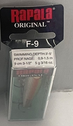 RAPALA ORIGINAL FLOATING FISHING MINNOW BALSA F-9 HOLIDAY COLLECTION - Picture 6 of 7