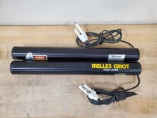 LOT OF 2 Helium Neon HeNe Laser Heads - Melles Griot 05-LHP-151 & Uniphase 105-1