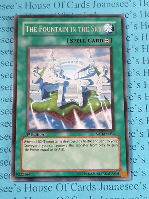 The Fountain in the Sky TSHD-EN052 Silver Rare Yu-Gi-Oh Card 1st Edition New