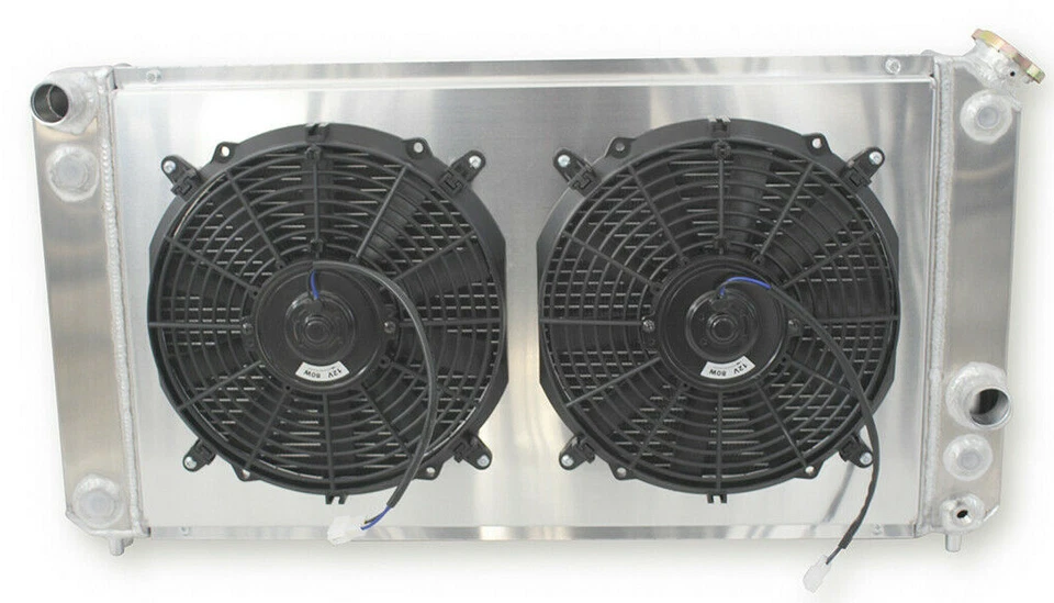 Ventilador de radiador compatible con 96-05 2000 01 02 03 GMC Sonoma SLS camioneta doble cabina 4 puertas 4,3 L Foto 2 de 4