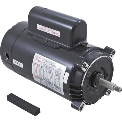 Motor, Century, 0.5hp, 115v/230v, 1-Spd, 56Cfr, C-Face Thd, EE | eBay