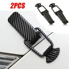 2 Carbon Fiber Car Truck Security Hooks Lock Clip Bumper Quick Release Fastener 2 Carbon Fiber Car Truck Security Hooks Lock Clip Bumper Quick Release Fastener
