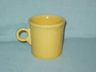 Vintage Homer Laughlin Fiesta Sunshine Yellow With Ring Handle Mug