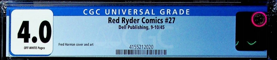 Red Ryder Comics #27 (1945) - CGC 4.0 - Fred Harman Cover & Art - Image 2 of 4