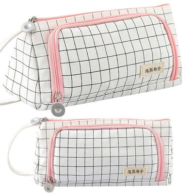 Sunshine Smile Federmäppchen 3-Fach - Großes Stifteetui Für Teenager