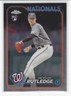 2024 Jackson Rutledge Topps Chrome RC Rookie Card Washington Nationals #42