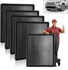 4 Pcs Car Oil Change Plastic Drip Tray Drain Pan 23.6X19.68X1.6 in for Garage