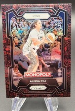 2024 Panini Prizm Monopoly WNBA Alissa Pili RC Red Icons Parallel SP Rookie