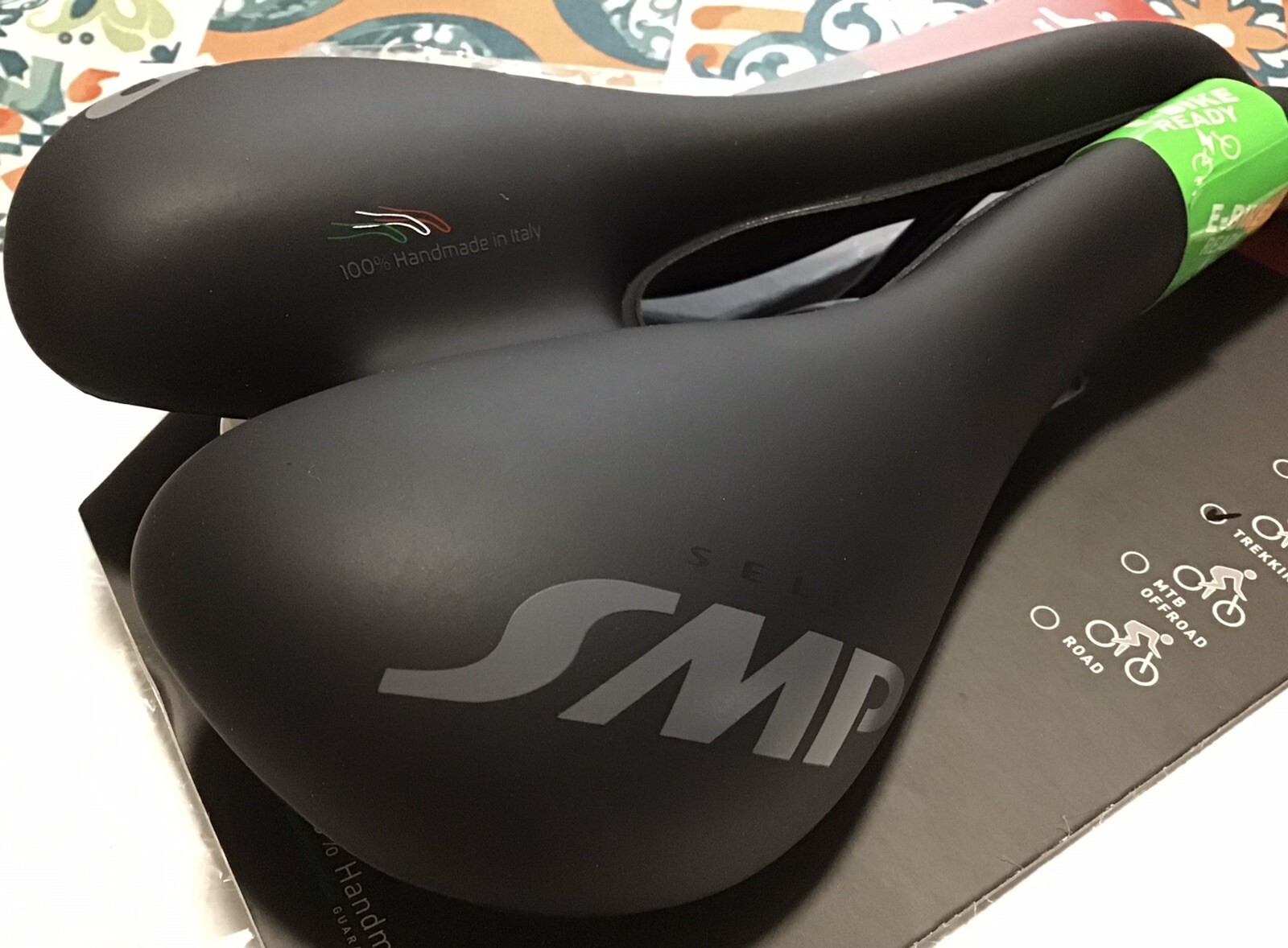 Selle SMP TRK Men's Bicycle Saddle Split Cutout EBike Ready Medium