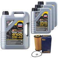 MotoröL Set Top Tec 4100 5W-40 8 Liter + ÖLfilter FüR Hyundai Ix35 KIA Sportage