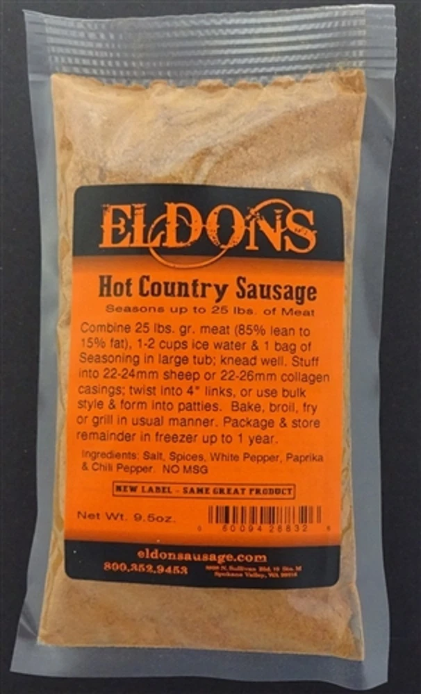 Chorizo Sausage Seasoning Mix - 7.5 Oz Bag, Seasons 12.5 Lbs Of Meat, No MSG Added