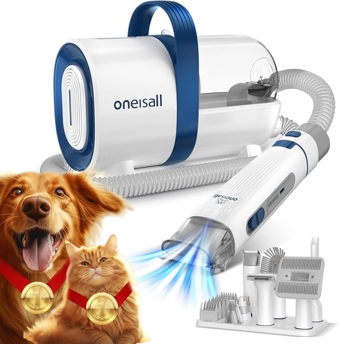 Oneisall Hundepflege Schermaschine & Staubsauger 12000Pa leistungsstarke Saugfähigkeit bewährte Werkzeuge