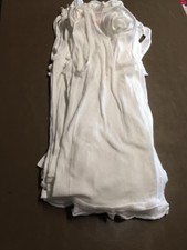 Hanes Boys Comfortsoft Cotton Tank Top Tagless White-X-Large Lot Of 12