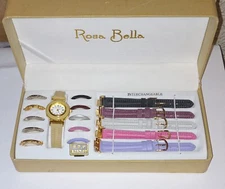 ROSA BELLA QUARTZ WRIST WATCH CHANGEABLE BAND & FACE