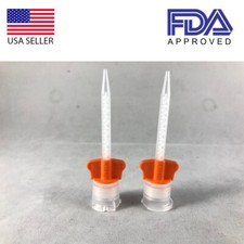 DX-MIXER Dental Impression Crown  Bridge HP Mixing Tips 10:1/4:1 ratio Orange
