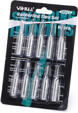  1200 Soldering Iron Tips Set 10PCS Long-Life Type Fit for YIHUA SGS Certified