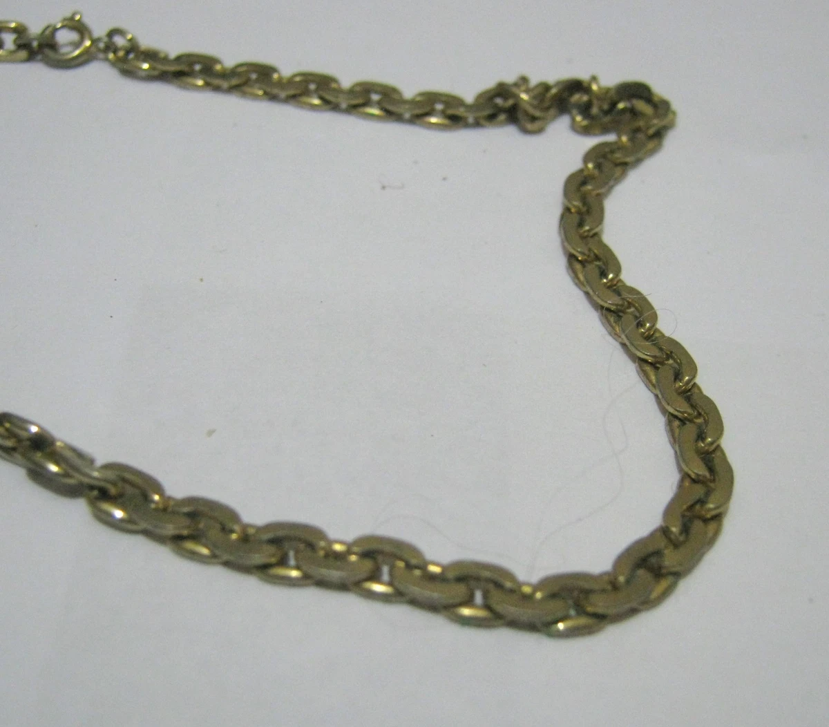 Metal chain link necklace clearance