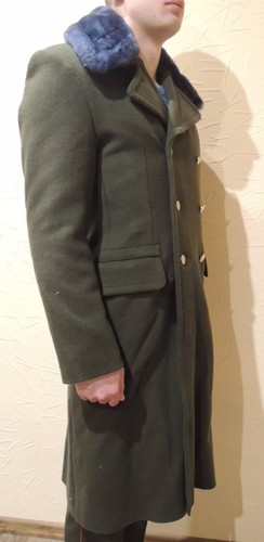 Abrigo De Invierno militar ruso Oficer Originales Ejército Soviético URSS  shinel | eBay