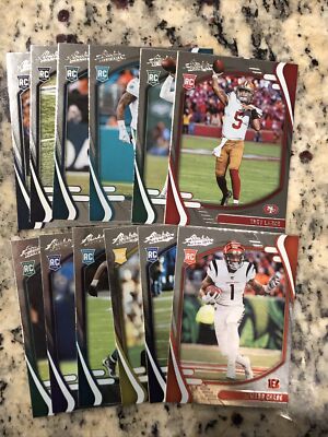2021 Panini Absolute Football Base Card Rookie RC 101-200 You Pick/Choose! READ*