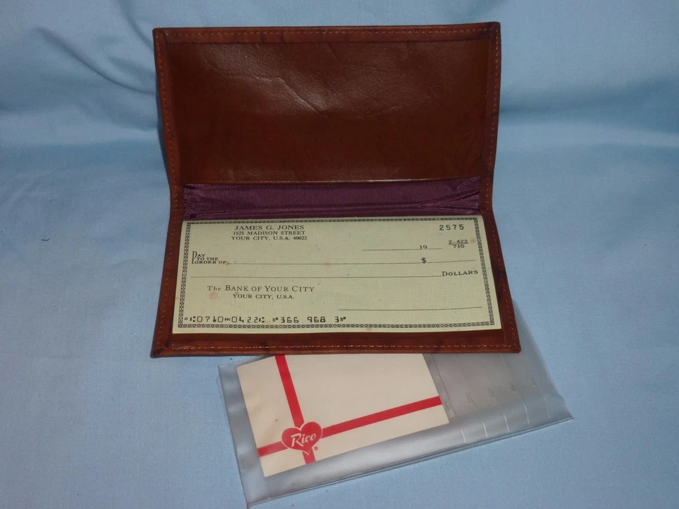 PITTSBURGH PIRATES     Leather Checkbook   NIB   by Rico   brown - Image 4 of 4