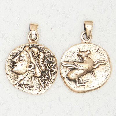 Aphrodite Olympian/Venus Roman Bronze Goddess of Love Pagan  Pendant Jewelry