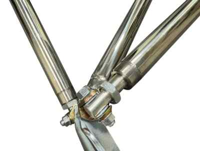 EGシビック エクステンションロッド Polished Tubular Multipoint Crossbar X-Bar For Honda Civic