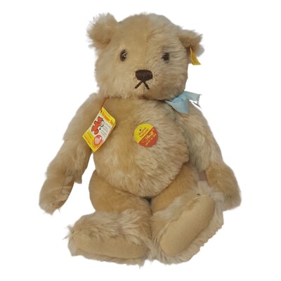 STEIFF Jointed Original Teddy Bear w/ Tags #0245/40 - Missing the Passport