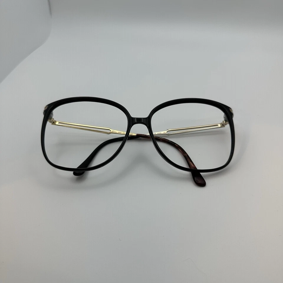 Monturas de gafas Tura MOD 331 BUR HGP doradas 130 mm vintage de gran tamaño MCM Japón Foto 2 de 4