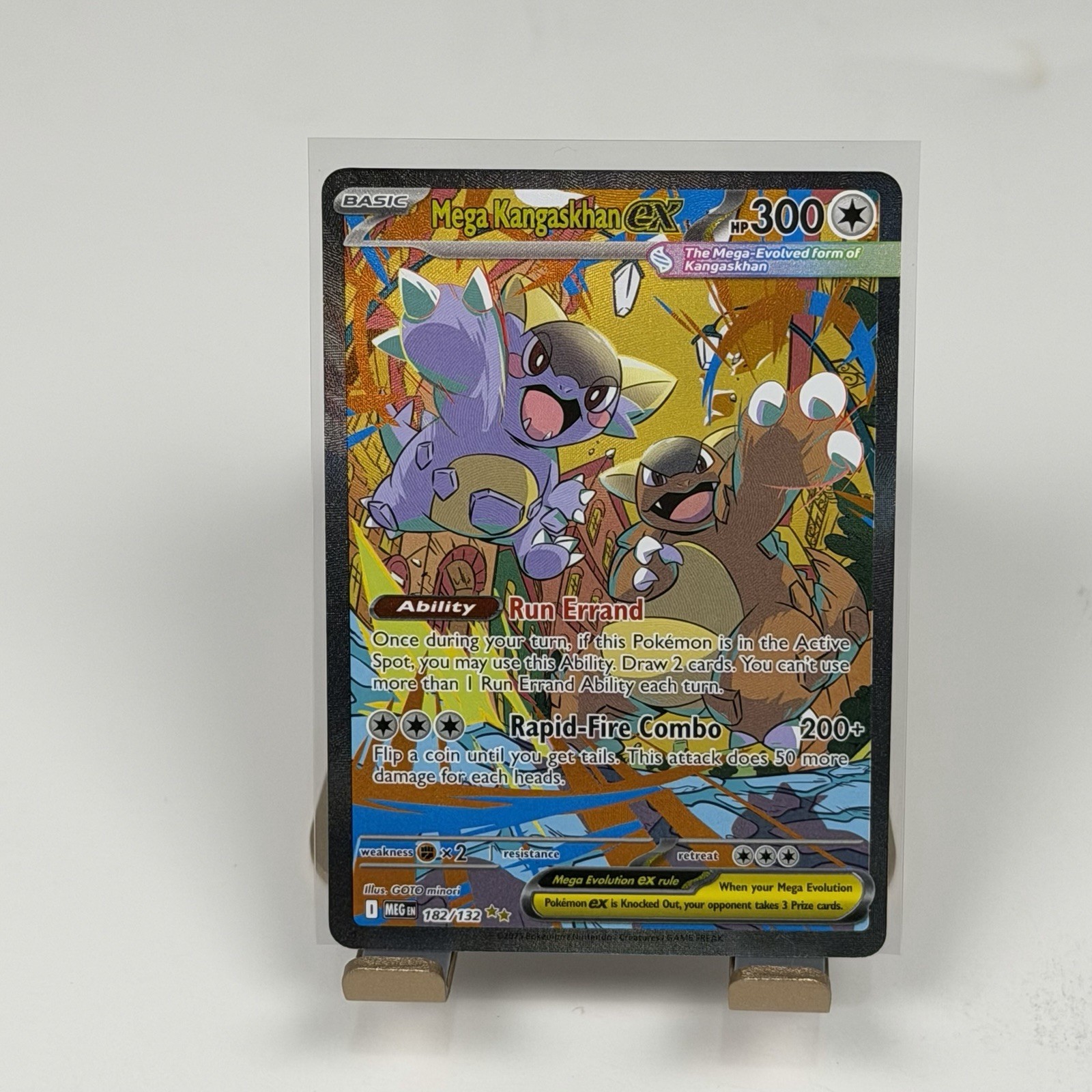 Mega Kangaskhan ex 182/132 Me01: Mega Evolution Holo